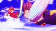 Tet, Shiro, and Sora, as seen in the anime (Image Credit: Studio Madhouse)